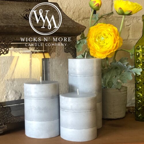 Cascade Gray Candle