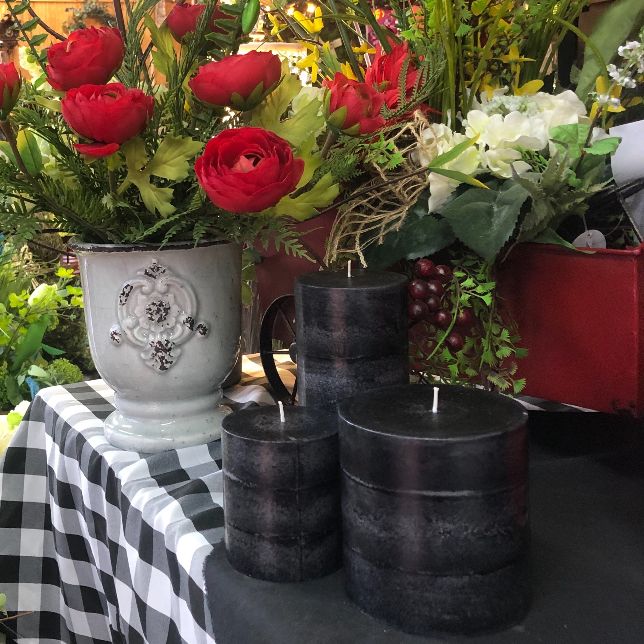 Charcoal Black Candle