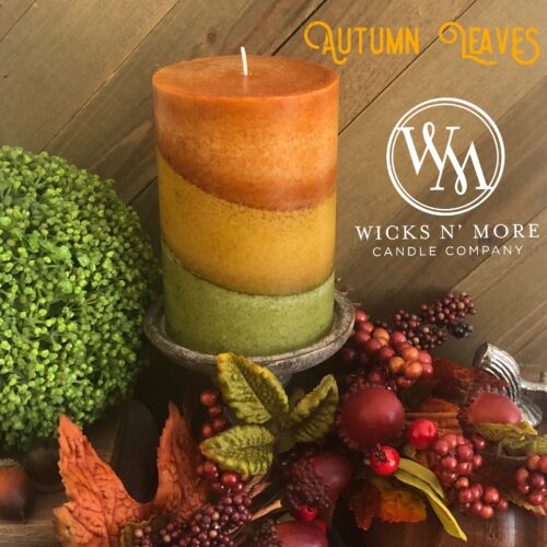 Autumn Leaves Unscented Candle