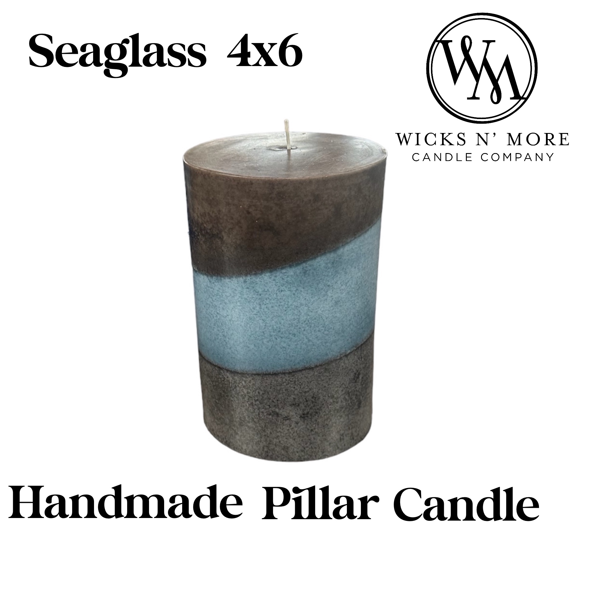 Seaglass Candle