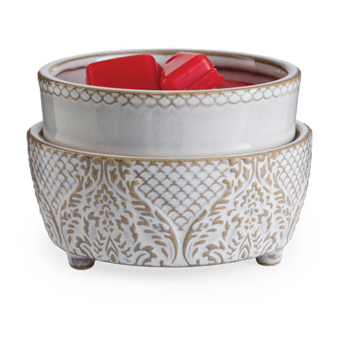 Vintage White Wax Warmer