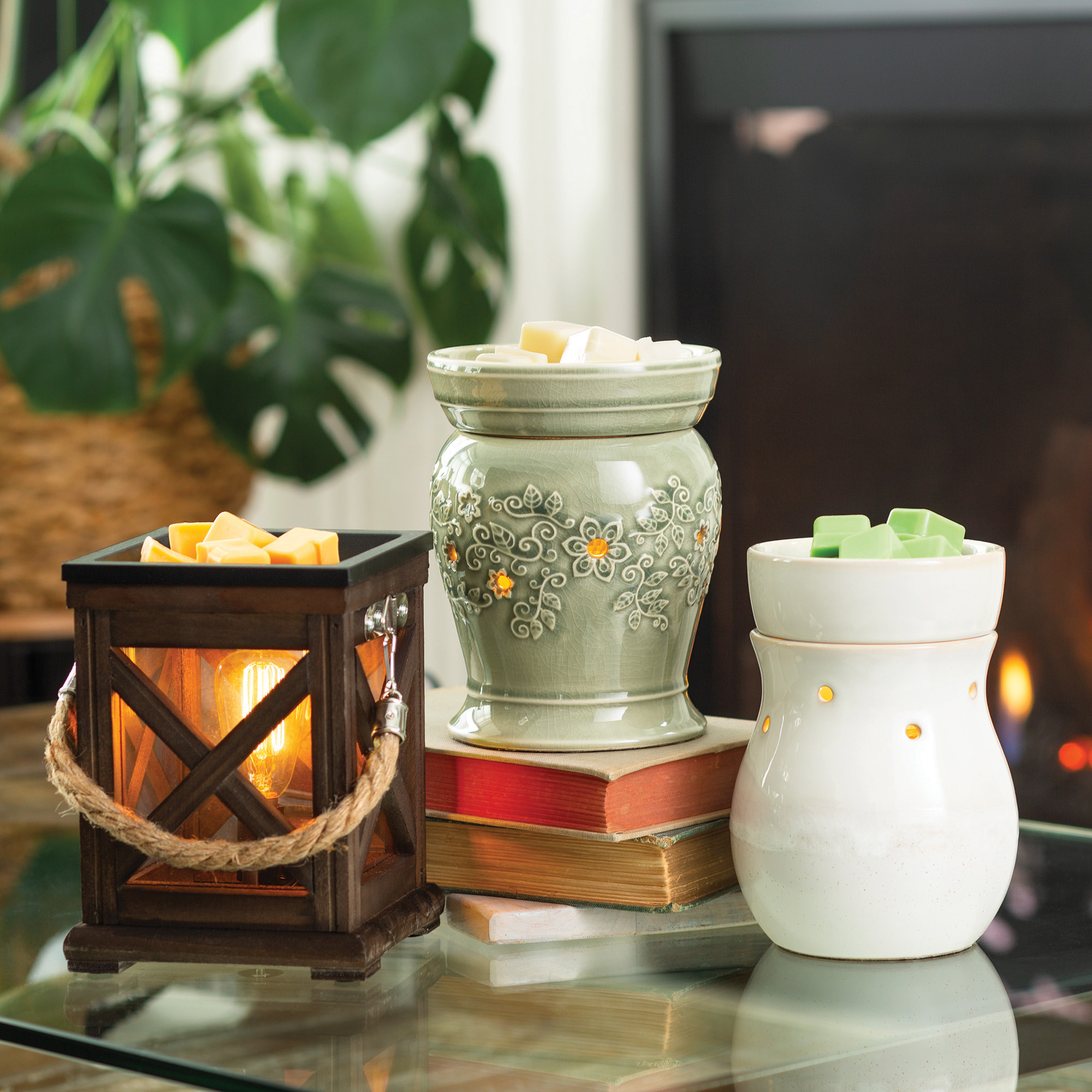 Frosted Farmhouse Illumination Warmer