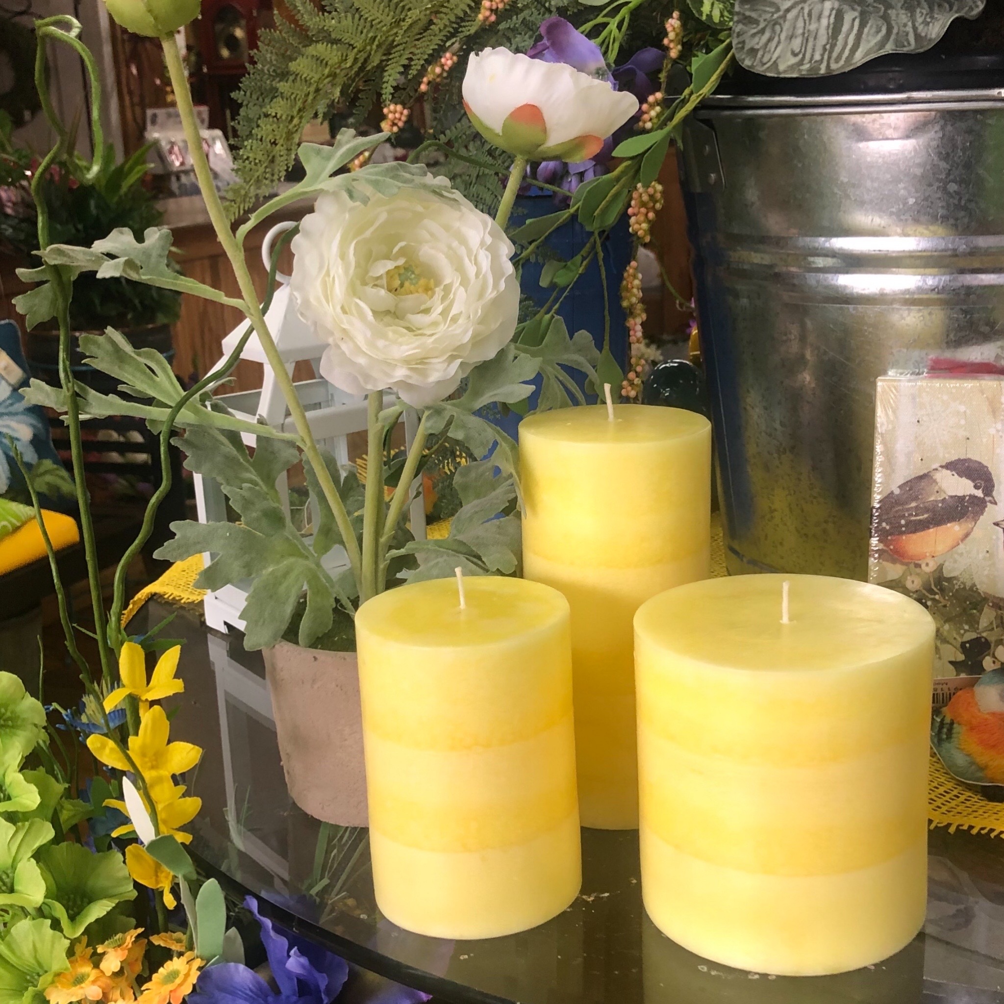 Light Yellow Candle
