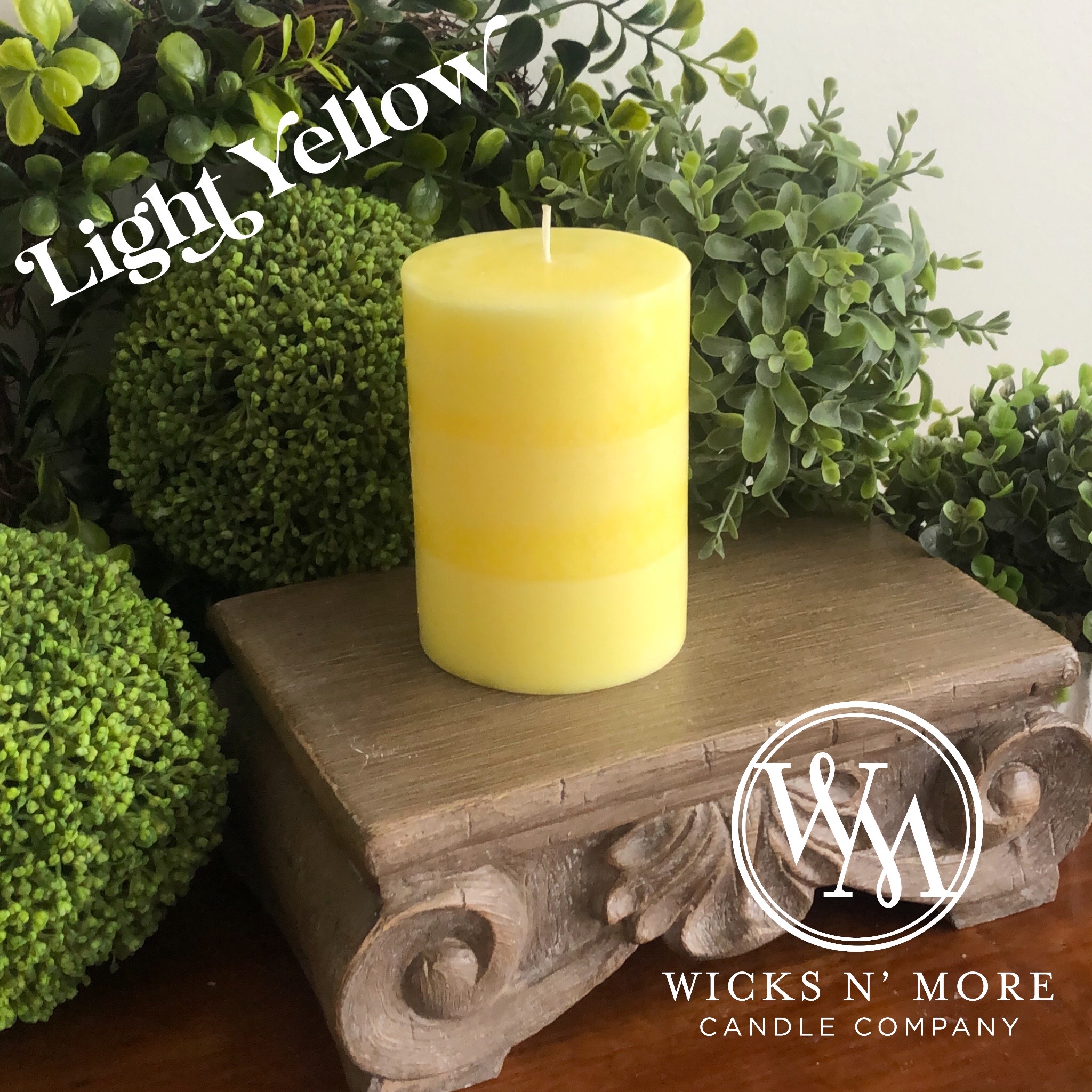 Light Yellow Candle