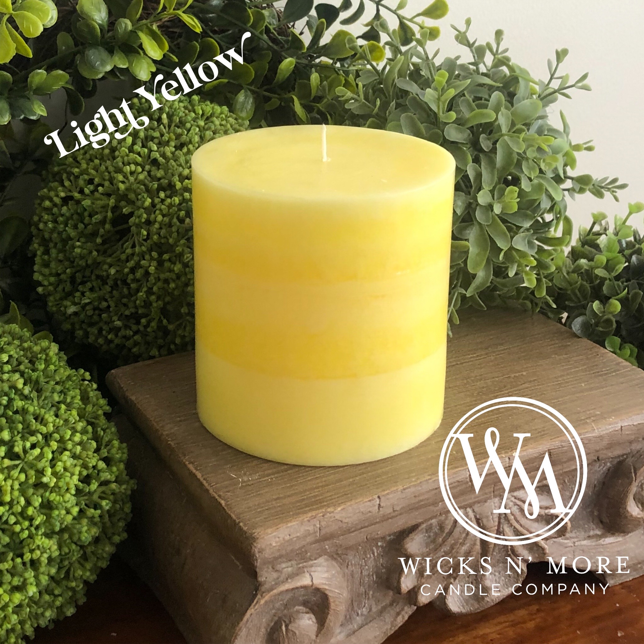 Light Yellow Candle