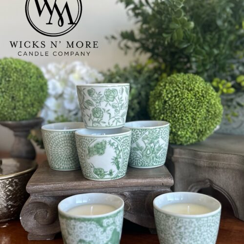 Green Chinoiserie Scented Candle