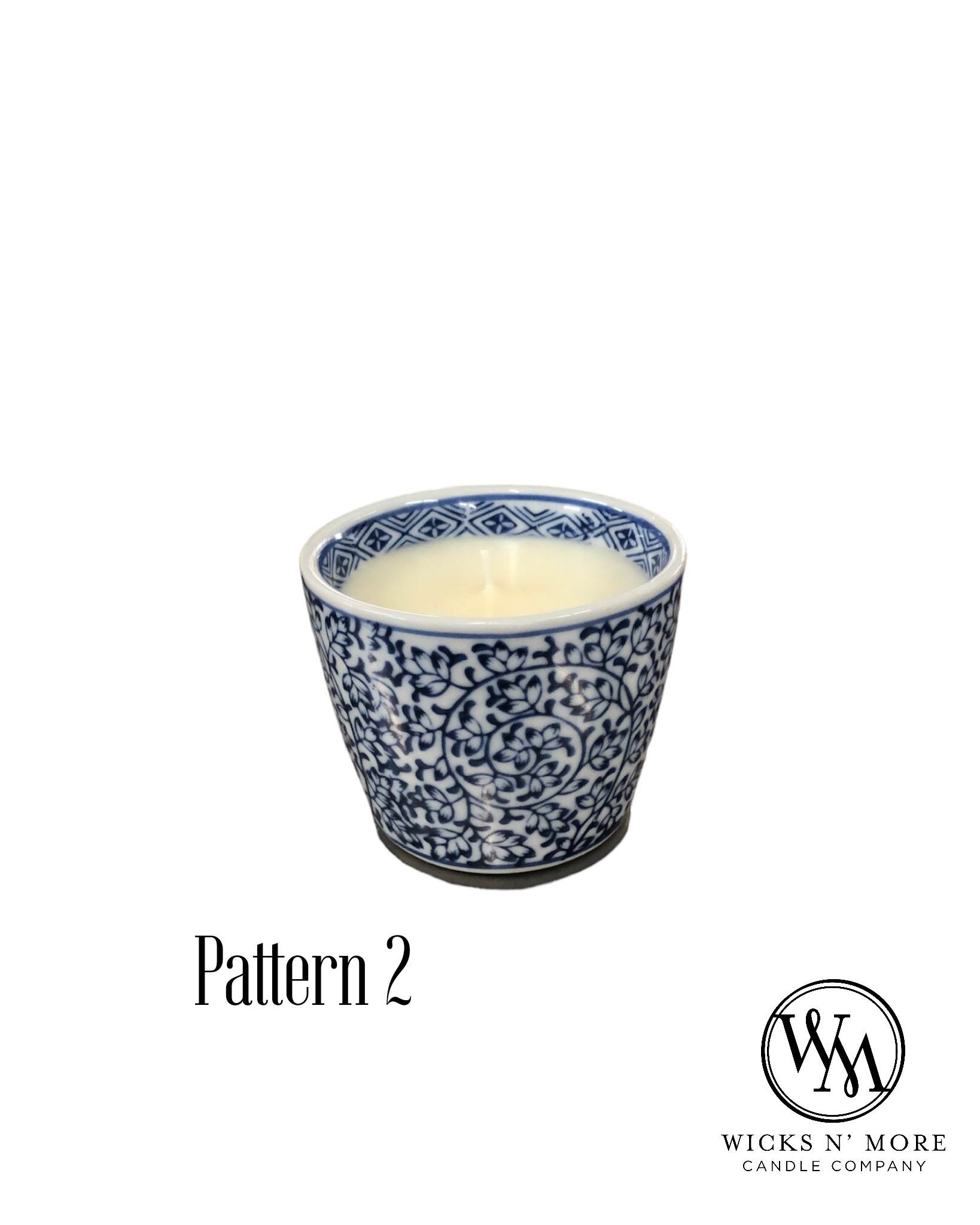 Blue Chinoiserie Scented Candle