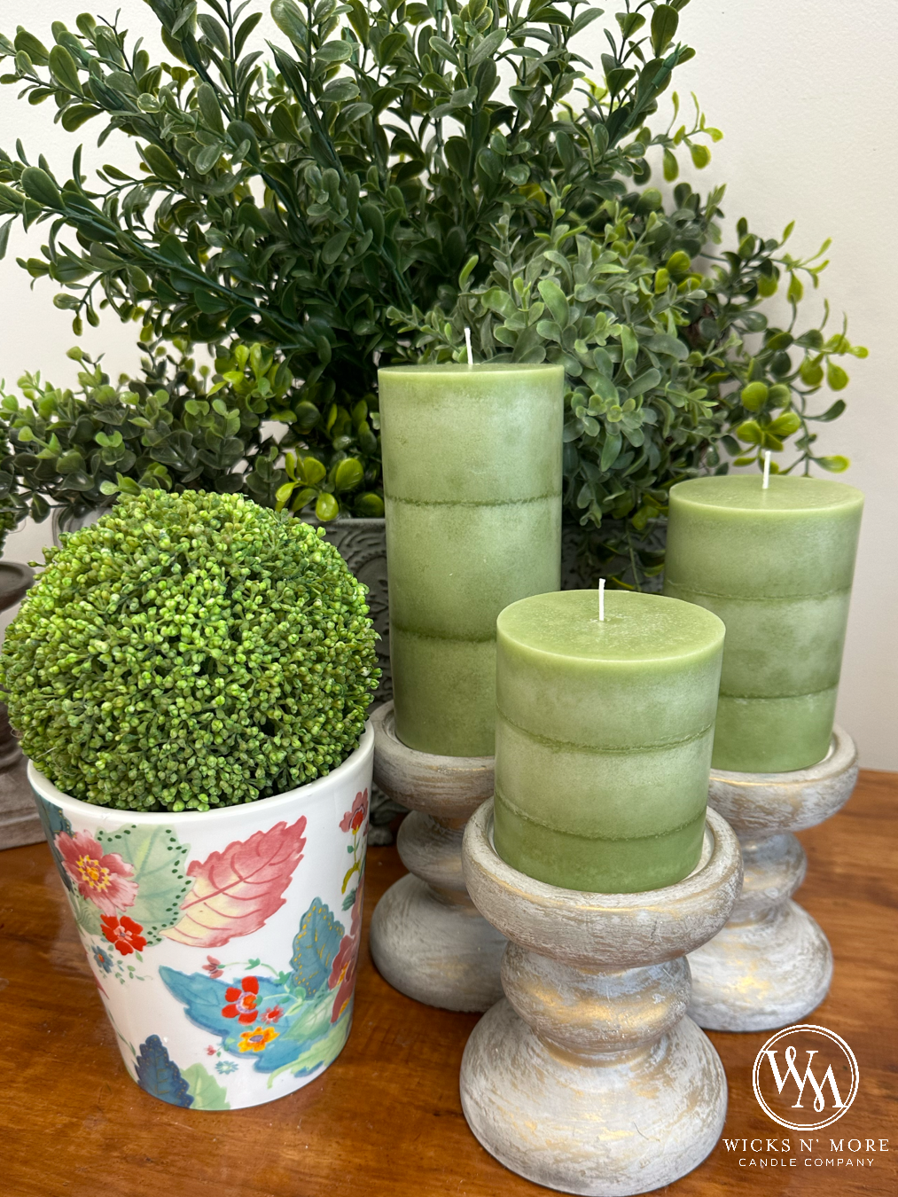 Sage Green Unscented Candle