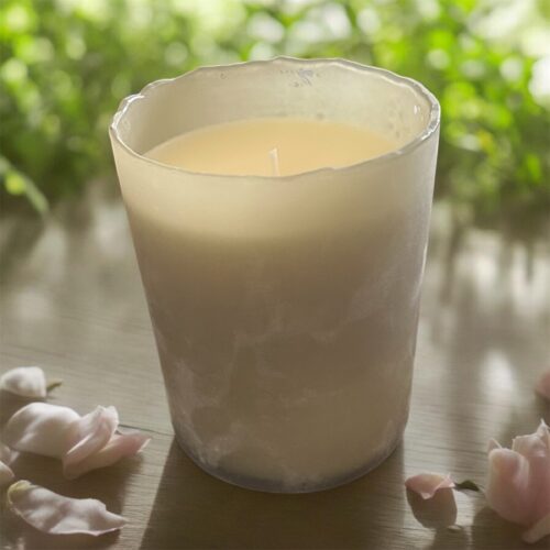 Kudzu Green Glass Candle
