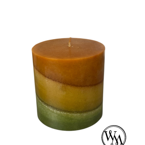 Autumn Leaves Unscented 4x4 Sale Candle